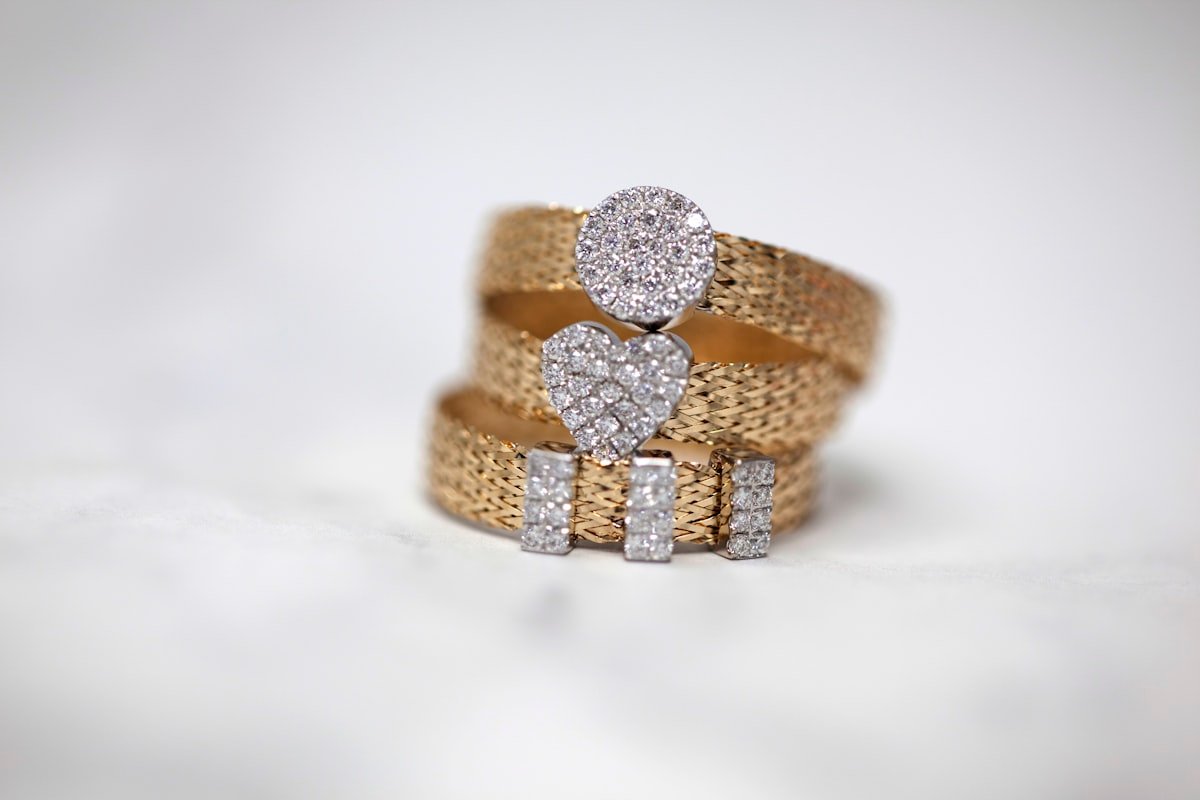 Hand-finished gold ring